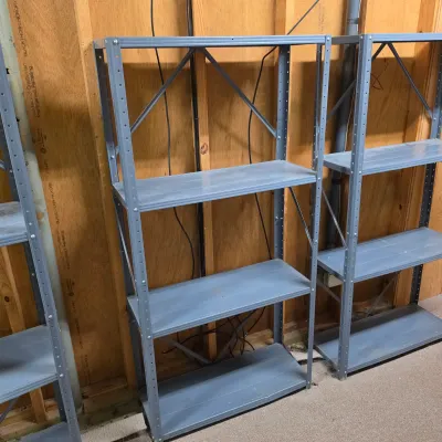 Three Sets of Metal Storage Shelves (BD-JS)