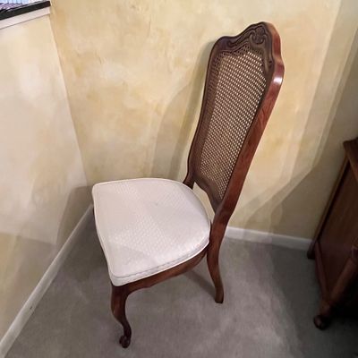 Six Cane and Wood Dining Room Chairs (DR-BC)