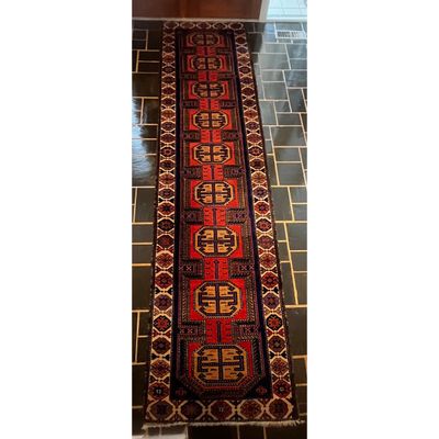 3' x 11' Hand Knotted Turkish Runner (LR-KA)