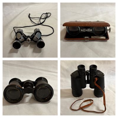 Collection of Vintage Binoculars Ft. Milo, Ofuna, & More (DR-SF)