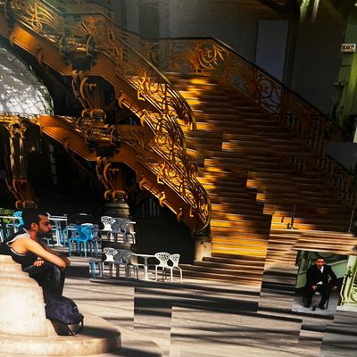 Patricia Clung "La Grand Palais" Photo Collage Print (K-KA)