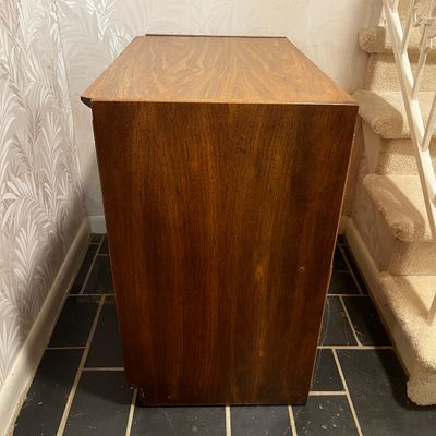 MCM Credenza with Atomic Handles (BE-KA)