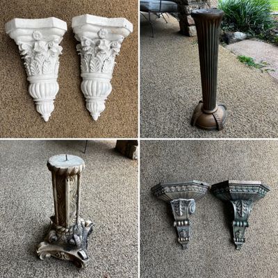 Outdoor Pedestals & Wall Shelves (BP-KA)