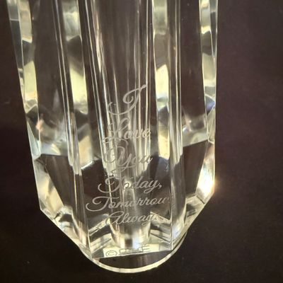 Tiffany & Waterford Vases with Baccarat Dove & More (D-SS)