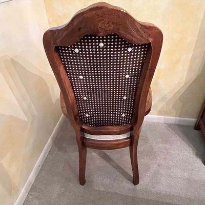 Six Cane and Wood Dining Room Chairs (DR-BC)