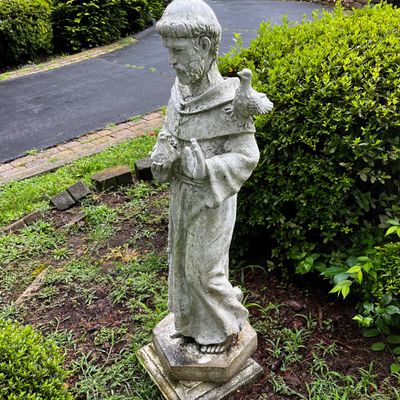 St. Francis Plastic Garden Statue (FY-KA)