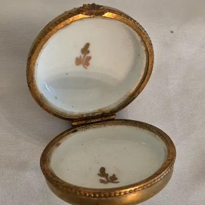 Four Hand-Painted Porcelain Trinket Boxes by Herend & More (LR-JS)