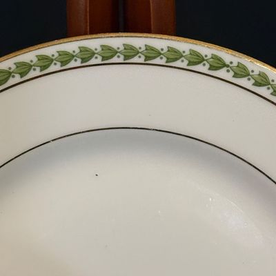 Tressemanes & Vogt Limoges Green Leaf China Pieces (D-SF)