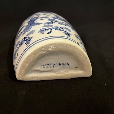 Koi & Ginkgo Leaf Delft Wall Vases (K-KA)