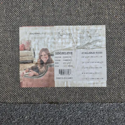 Two Blue Rachel Ray Wool Runners (G-JS)