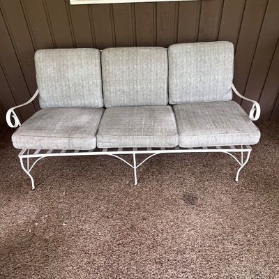 Wrought Iron Patio Couch (BP-BC)
