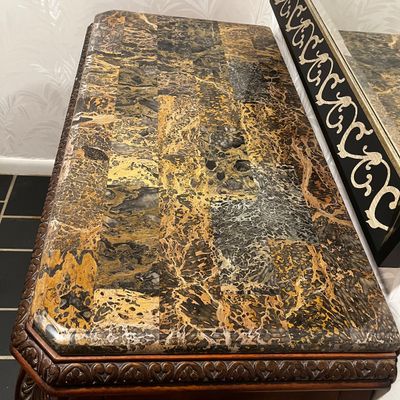 Carved Cherry Bombe Chest (BE-KA)