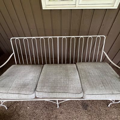 Wrought Iron Patio Couch (BP-BC)