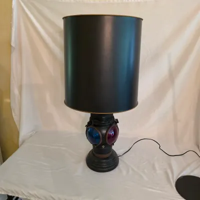 Adlake Style Railroad Table Lamp (LR-JS)