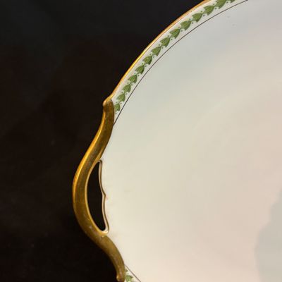 Tressemanes & Vogt Limoges Green Leaf China Pieces (D-SF)