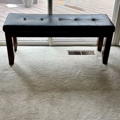 Black Tufted Bench (MBB-SF)