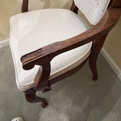 Six Cane and Wood Dining Room Chairs (DR-BC)