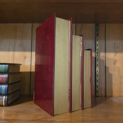 Assortment of Faux Books & Storage Boxes (D-JS)