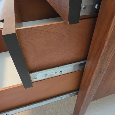 Vintage MCM Wood Desk (BR2-JS)