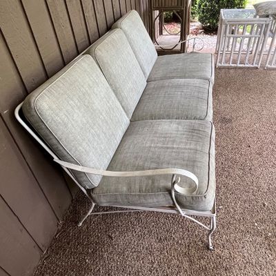 Wrought Iron Patio Couch (BP-BC)
