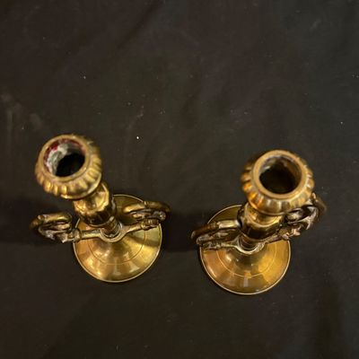 Solid Brass Treasures Ft. Bombay Candlestick (D-SF)