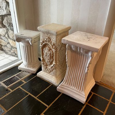 Plaster Column Pedestals (E-KA)