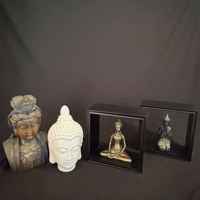 Buddha, Goddess, Zen Meditating Statues (D-SF)