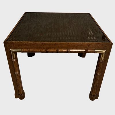 Faux Bamboo Ratan Coffee & End Tables (BL-KA)