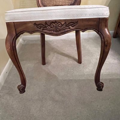 Six Cane and Wood Dining Room Chairs (DR-BC)
