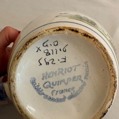 Henriot Quimper Traditional French Pottery (D-SF)