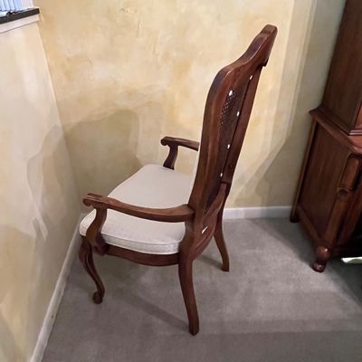 Six Cane and Wood Dining Room Chairs (DR-BC)