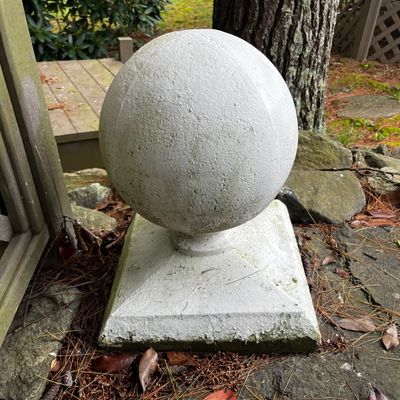 Concrete Garden Globe Post Finials ( FY-KA)