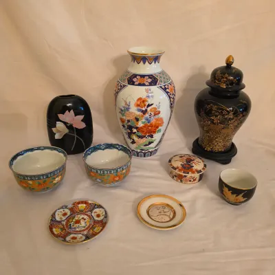 Assortment of Japanese Pottery, Jars, & More (DR-JS)