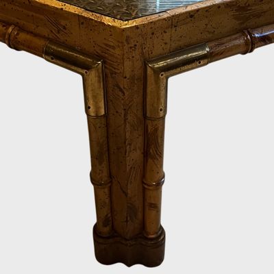 Faux Bamboo Ratan Coffee & End Tables (BL-KA)
