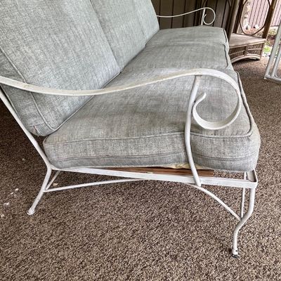 Wrought Iron Patio Couch (BP-BC)