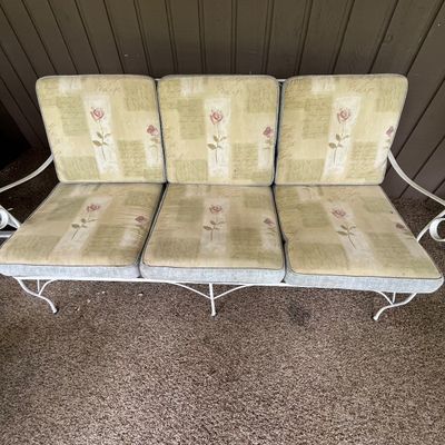 Wrought Iron Patio Couch (BP-BC)