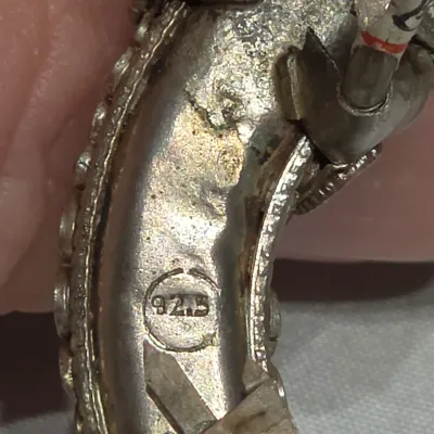 Sterling Silver Dragon with Assortment of Ethnic Items (LR-JS)