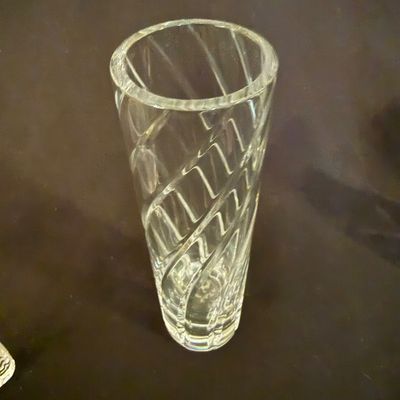 Tiffany & Waterford Vases with Baccarat Dove & More (D-SS)
