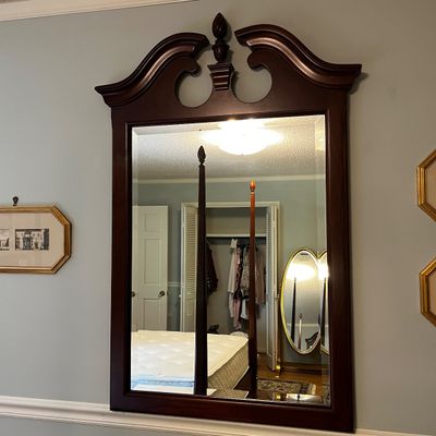 Traditional Cherry Wall Mirror (BR1-KA)