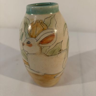 Davila Brodsky Signed Pottery Vase (G-BC)