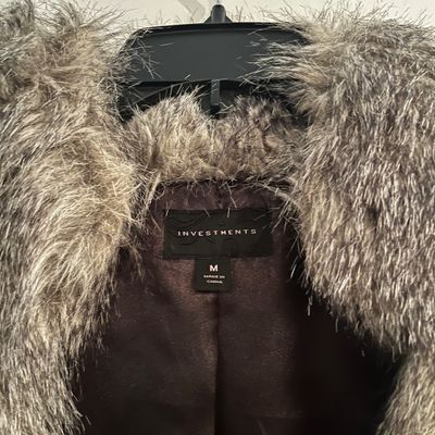 Faux Fur Coat & Vest (E-KA)