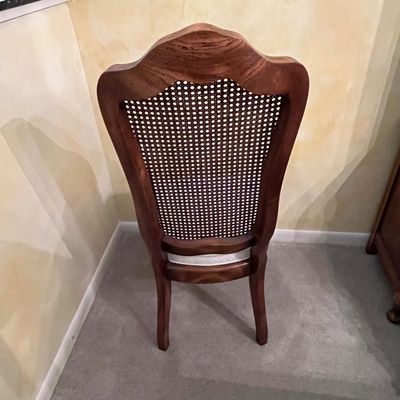 Six Cane and Wood Dining Room Chairs (DR-BC)