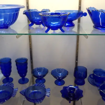 Blue Glass Items