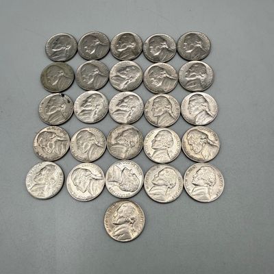 LOT 43: Collection of Jefferson Nickels - 1939 and 1940