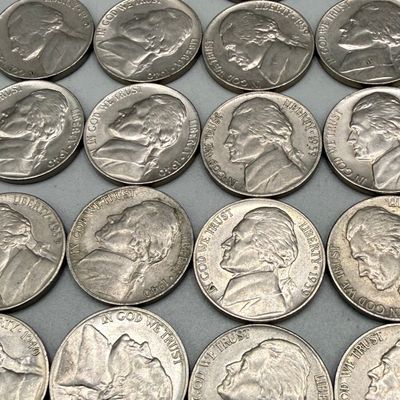 LOT 43: Collection of Jefferson Nickels - 1939 and 1940