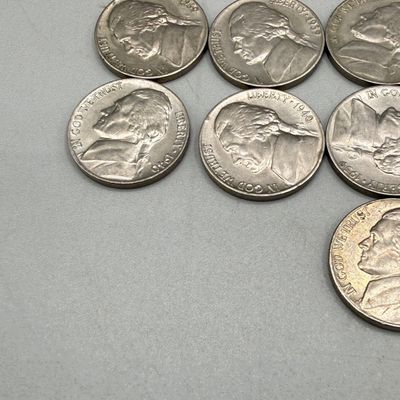 LOT 43: Collection of Jefferson Nickels - 1939 and 1940