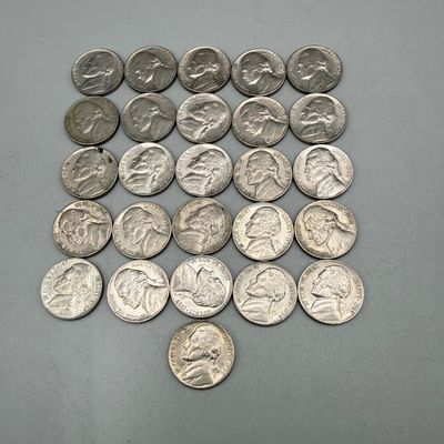 LOT 43: Collection of Jefferson Nickels - 1939 and 1940