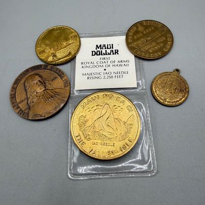 LOT 40: Collection of Vintage Tokens / Medallions