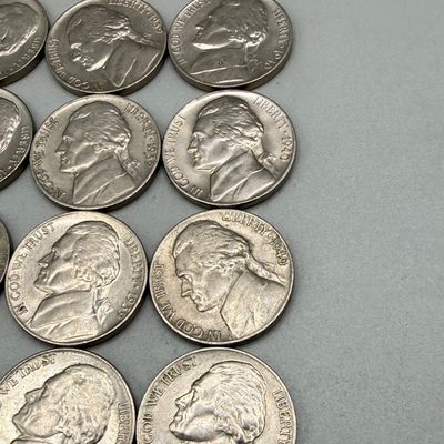 LOT 43: Collection of Jefferson Nickels - 1939 and 1940
