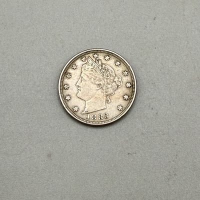LOT 38: Antique US Coins - Liberty "V" Nickels (4) - 1883, 1908, 1910 (2)
